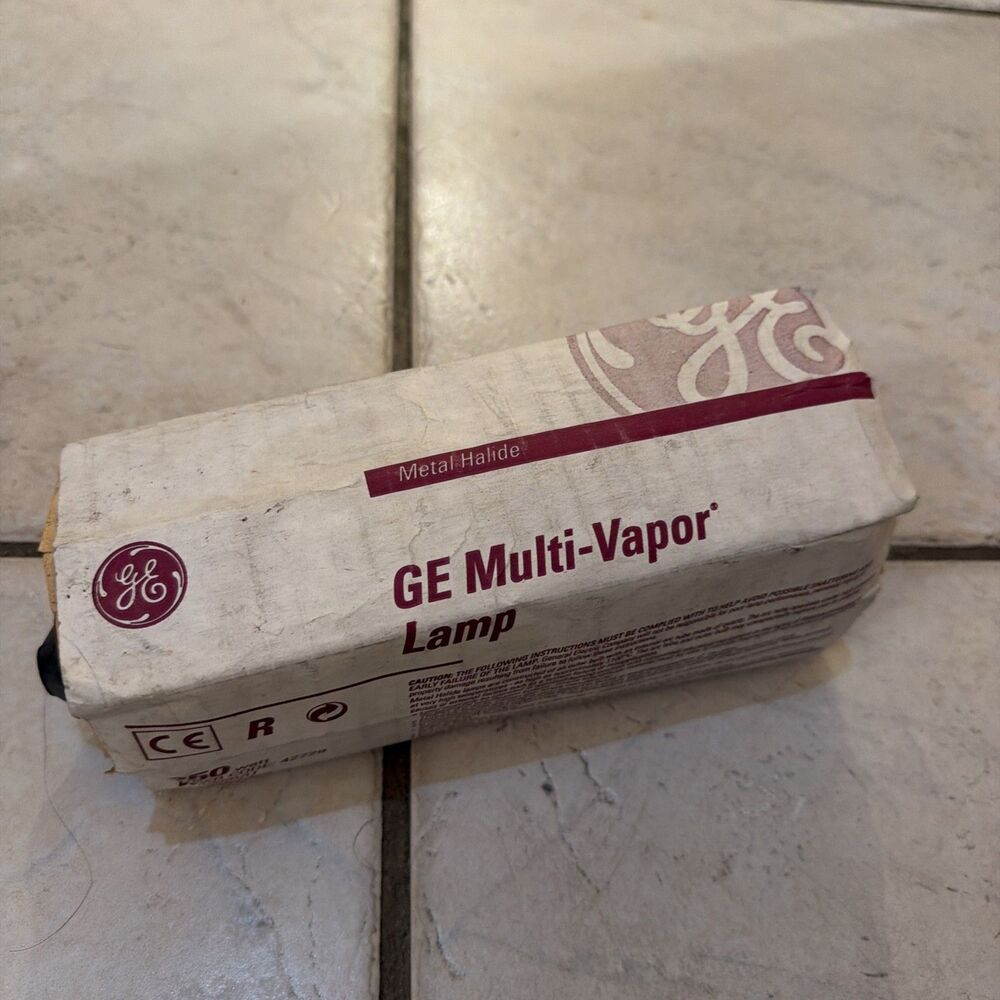 GE MVR250/U 250W Metal Halide Light Bulb Mogul E39 Base Multi Vapor M58 Ballas